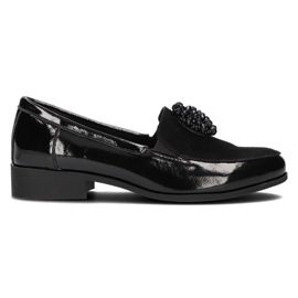 Chaussures en cuir Filippo DP3174 / 21 Bks noir