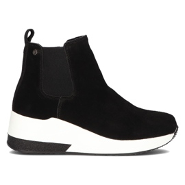 Bottes en cuir Filippo DBT3195 / 21 Bk noir le noir
