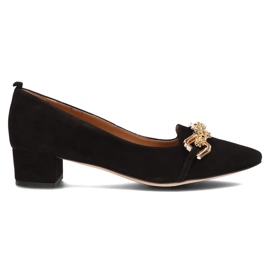 Chaussures en cuir Filippo 2109/2 noir le noir