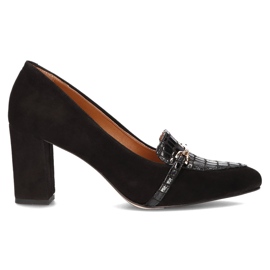 Chaussures en cuir Filippo 2110 noir
