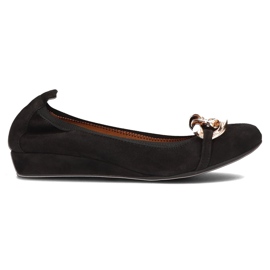 Ballerines Filippo 894 cuir noir le noir