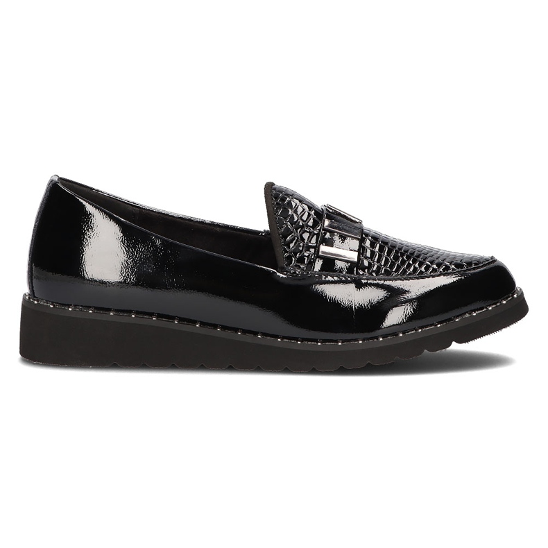 Mocassins en cuir Filippo DP1515 / 22 Bk L noir le noir
