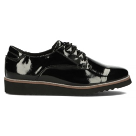 Chaussures en cuir Filippo DP1514 / 22 Bk noir le noir