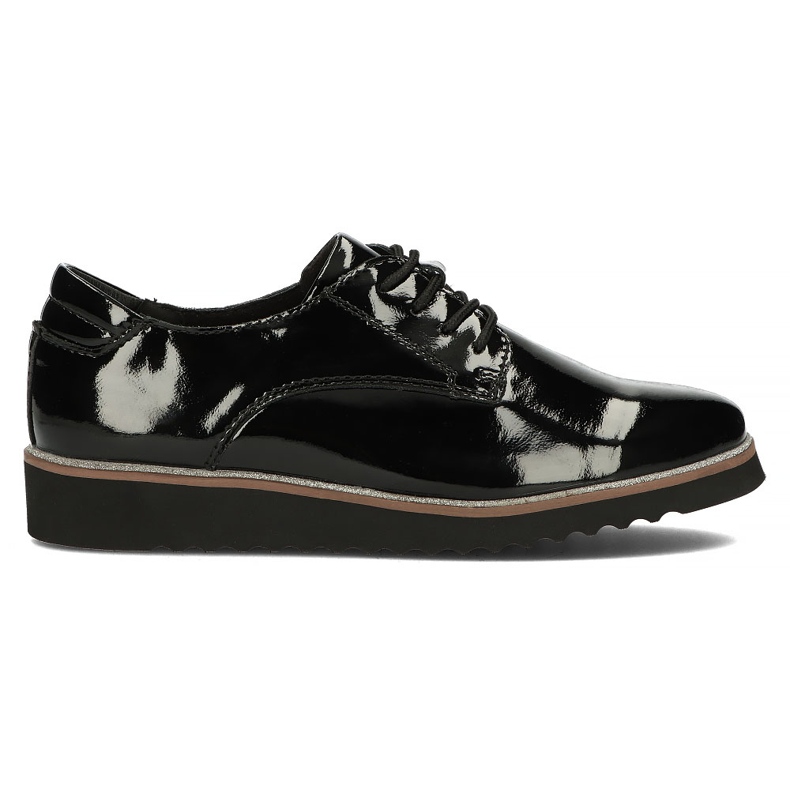 Chaussures en cuir Filippo DP1514 / 22 Bk noir le noir
