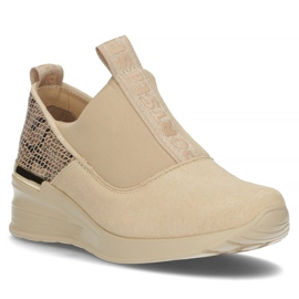 Baskets en cuir Filippo DP1689/22 Be beige