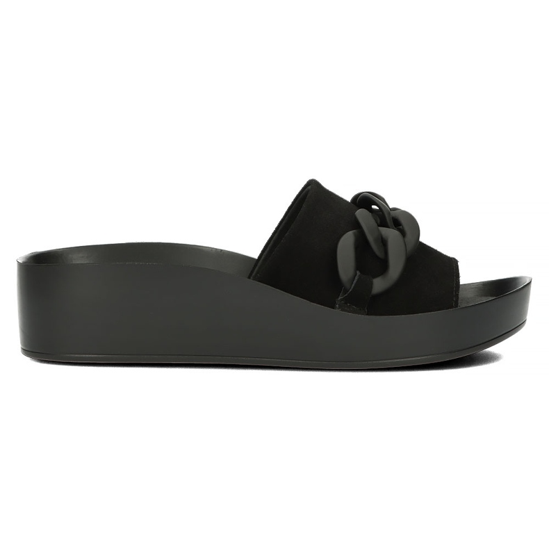 Babouches en cuir Filippo DK3593/22 Bk noir le noir