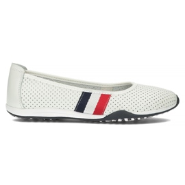 Chaussures en cuir Filippo DP2063 / 22 Wh blanc blanche