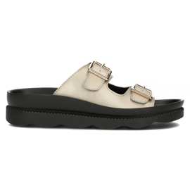Babouches en cuir Filippo DK3599/22 Go doré