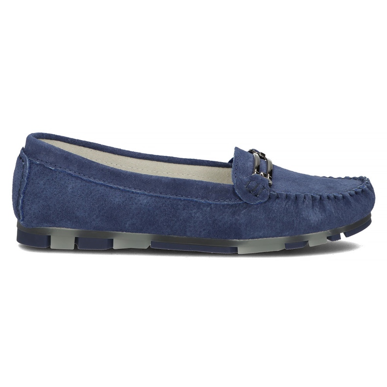 Mocassins en cuir Filippo DP1202 / 22 Bl bleu