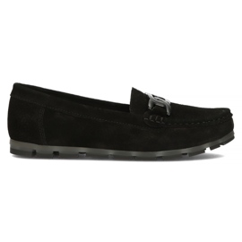 Mocassins en cuir Filippo DP3630 / 22 Bk noir le noir