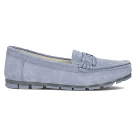 Mocassins en cuir Filippo DP3630 / 22 Bl bleu