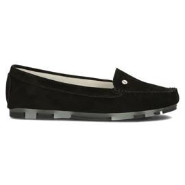 Mocassins en cuir Filippo DP2037 / 22 Bk noir