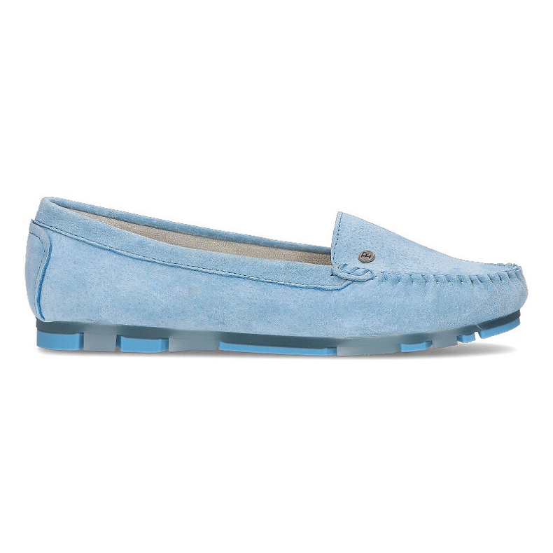 Mocassins en cuir Filippo DP2037 / 22 Bl bleu