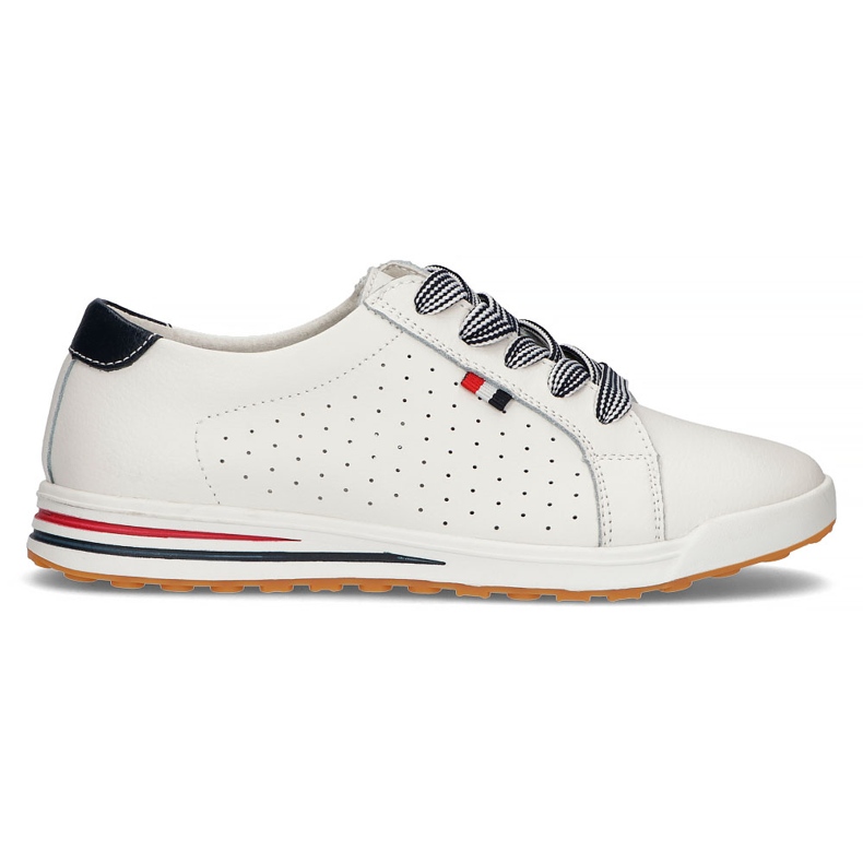 Chaussures en cuir Filippo DP3509 / 22 Wh blanc blanche