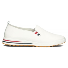 Chaussures en cuir Filippo DP3510 / 22 Wh blanc
