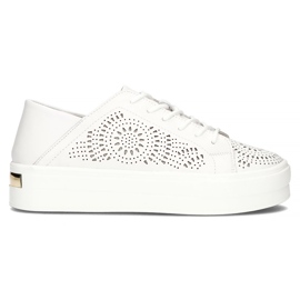 Chaussures en cuir FILIPPO DP3529/22 Wh blanc