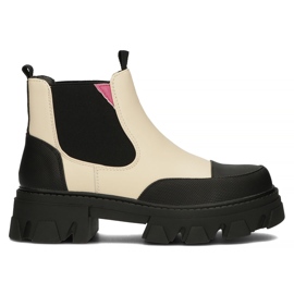 Bottines Filippo BJ11-5KB beiges noir