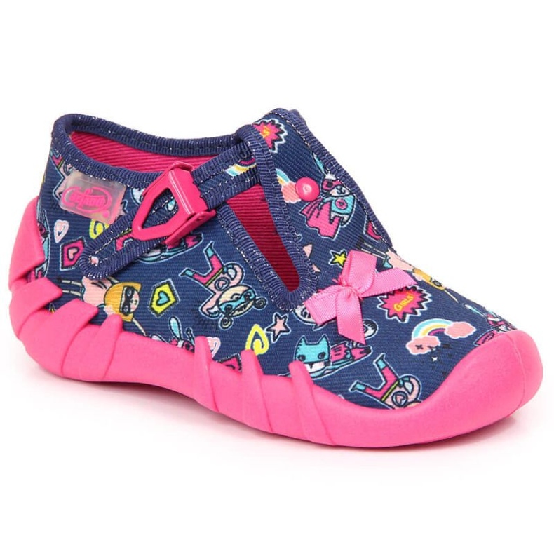 Chaussons Befado Jr BEF2N bleu marine