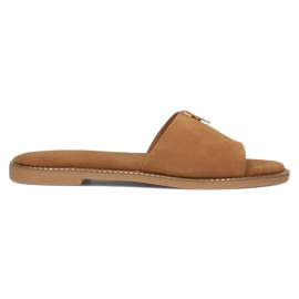Chaussons Cuir Filippo LH-200 Camel brun