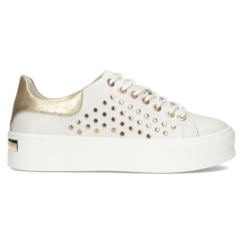 Chaussures en cuir FILIPPO DP3531/22 Wh blanc doré