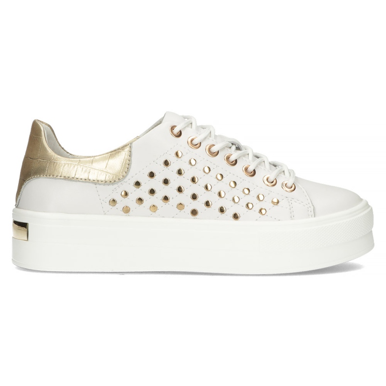 Chaussures en cuir FILIPPO DP3531/22 Wh blanc blanche d'or