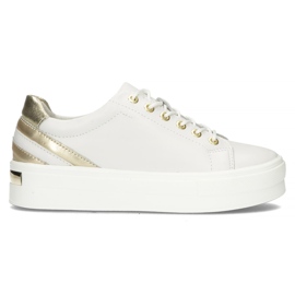 Chaussures en cuir FILIPPO DP3530/22 Wh blanc doré