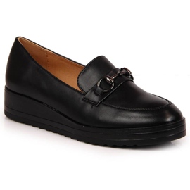 Mocassins compensés Potocki W WOL62 noir