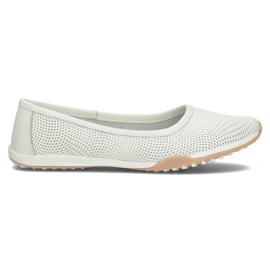 Ballerines en cuir Filippo DP3681 / 22 Wh blanc blanche