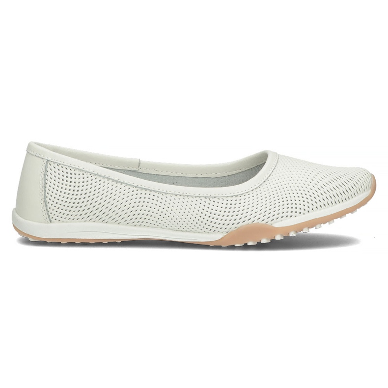 Ballerines en cuir Filippo DP3681 / 22 Wh blanc blanche