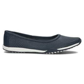 Ballerines en cuir Filippo DP3681/22 Nv bleu marine