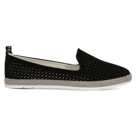 Chaussures en cuir Filippo DP081 / 22 Bk noir le noir