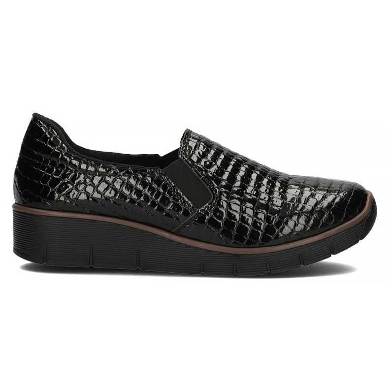 Chaussures en cuir Filippo DP3616 / 22 Bk noir le noir