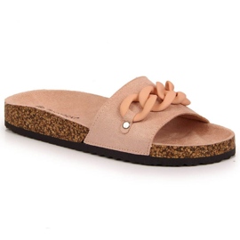 Chaussons avec chaîne Potocki W WOL65 rose