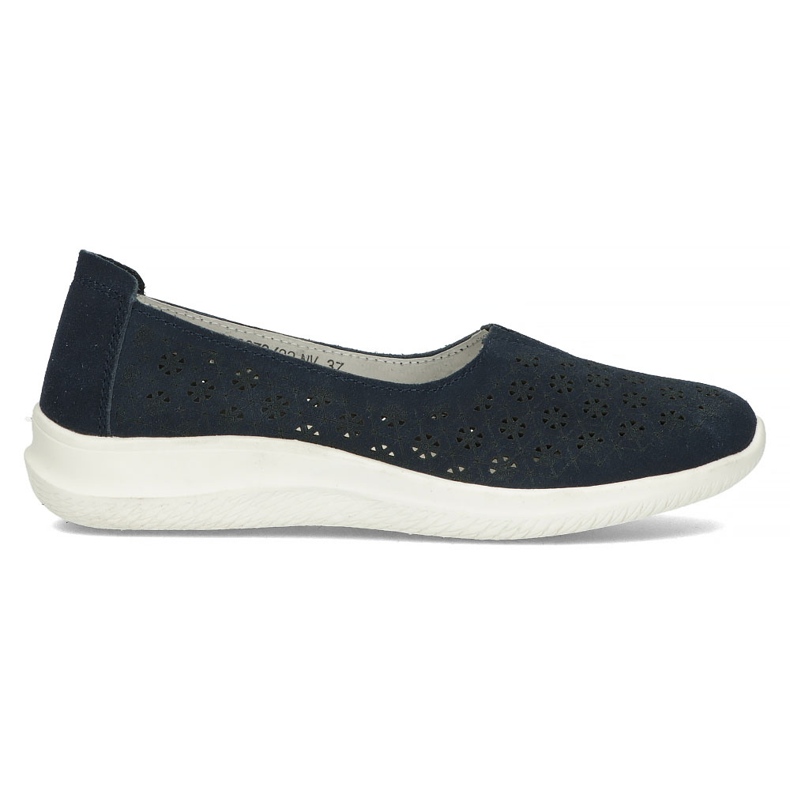 Chaussures en cuir Filippo DP3673/22 Nv bleu marine
