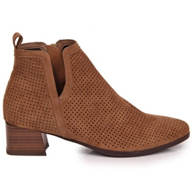 Bottes ajourées Vinceza W JAN89B marron brun