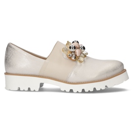 Chaussures en cuir Filippo 166 / TR doré d'or