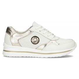 Baskets en cuir Filippo DP3544 / 22 Wh Go blanc blanche