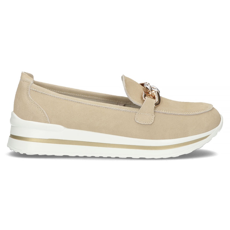 Chaussures en cuir Filippo DP3555/22 Soyez beige