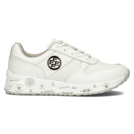 Baskets en cuir Filippo DP3542 / 22 Wh blanc