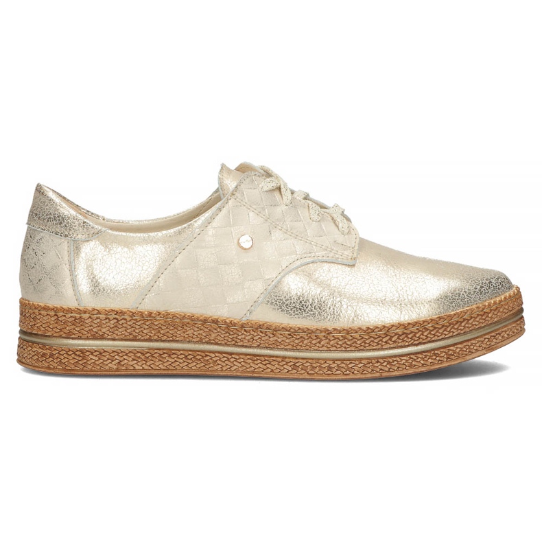 Chaussures en cuir Filippo 10123 or d'or Chaussures en cuir Filippo 10123 or d'or