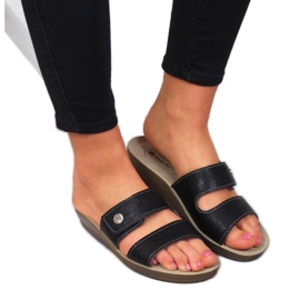 Velcro Inblu W ARC10B noir le noir