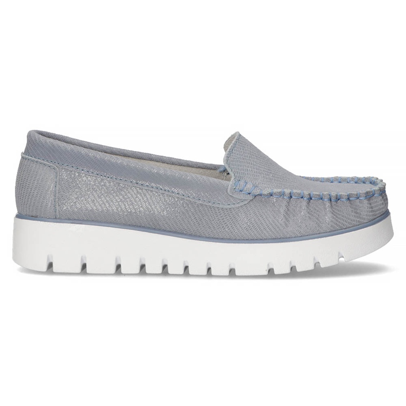 Mocassins en cuir Filippo DP3534 / 22 Bl bleu