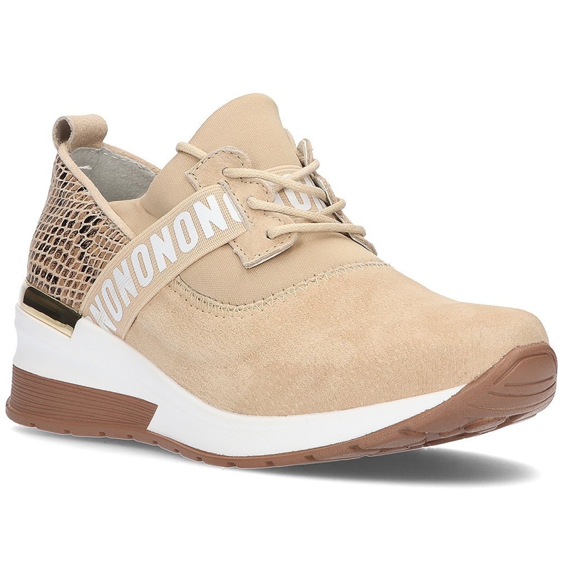 Baskets en cuir Filippo DP1388/22 Be beige