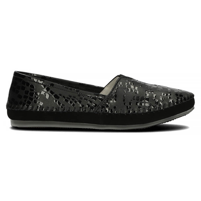 Chaussures en cuir Filippo DP031 / 22 Bk Cr noir le noir