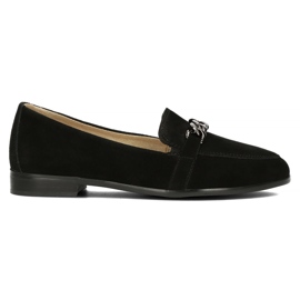 Mocassins en cuir Filippo DP3626 / 22 Bk noir