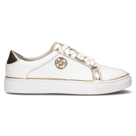 Baskets en cuir FILIPPO DP3617/22 Wh blanc blanche