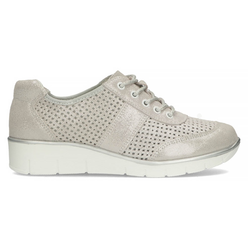 Chaussures en cuir Filippo DP028 / 22 Si argent gris Chaussures en cuir Filippo DP028 / 22 Si argent gris