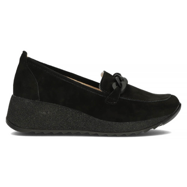 Chaussures en cuir Filippo DP3632 / 22 Bk noir le noir