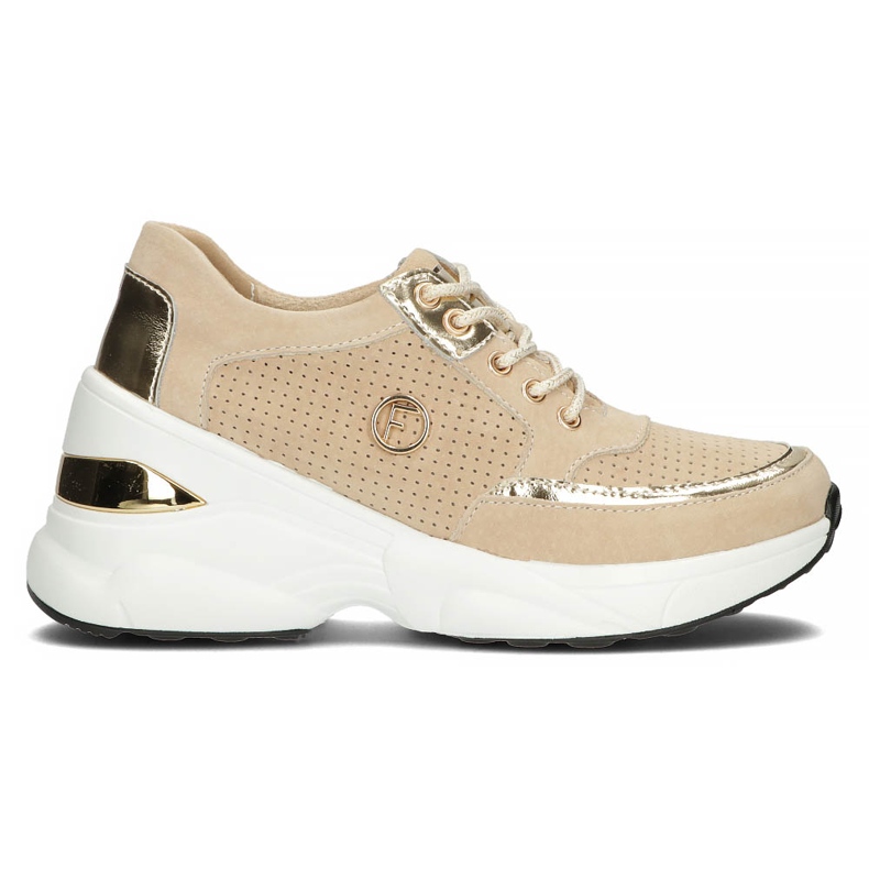 Baskets en cuir Filippo DP3655/22 Be beige