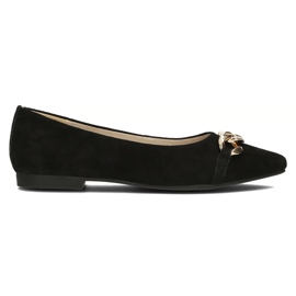 Chaussures en cuir Filippo DP3642 / 22 Bk noir
